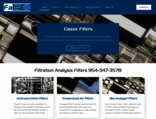 filtrationanalysisfilters.com screenshot