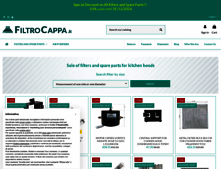 filtrocappa.com screenshot