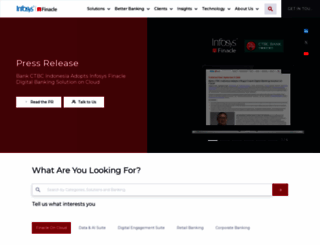 finacle.com screenshot