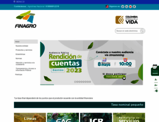 finagro.com.co screenshot