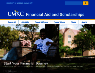 finaid.umkc.edu screenshot