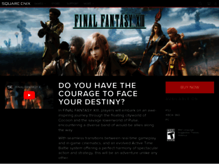 finalfantasyxiii.com screenshot
