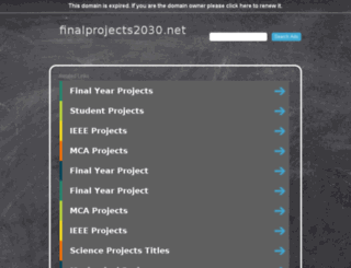 finalprojects2030.net screenshot