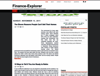 finance-explorer.blogspot.com screenshot
