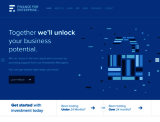 finance-for-enterprise.co.uk screenshot