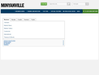 finance.minyanville.com screenshot
