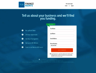 financeagents.com screenshot