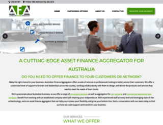 financeaggregation.com.au screenshot