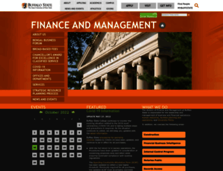 financeandmanagement.buffalostate.edu screenshot