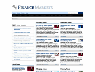financemarkets.co.uk screenshot