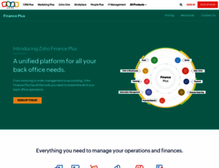 financeplus.zoho.com screenshot