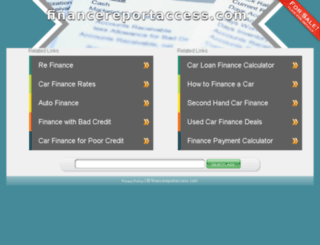financereportaccess.com screenshot