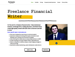 financewriter.io screenshot