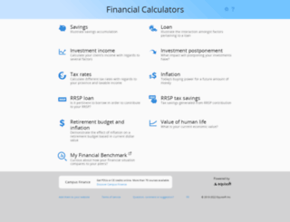 financial-calculators.ca screenshot