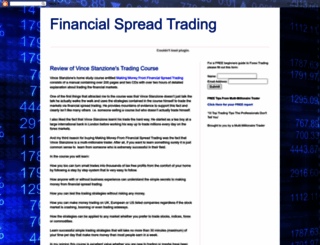 financial-spread-trading.blogspot.com screenshot