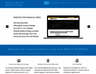 financialadvisorwebsitedesign.com screenshot