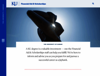 financialaid.ku.edu screenshot