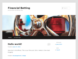 financialbetting.co.uk screenshot