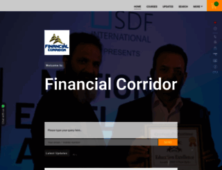 financialcorridor.in screenshot