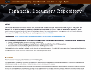 financialdocuments.gpo.gov screenshot