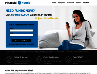 financialneeds.uk screenshot