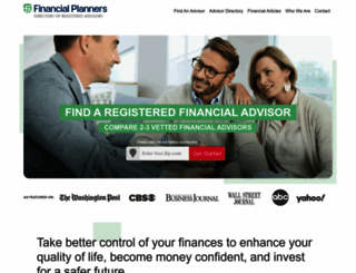 financialplanners.net screenshot