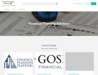 financialplanningadvisors.com screenshot