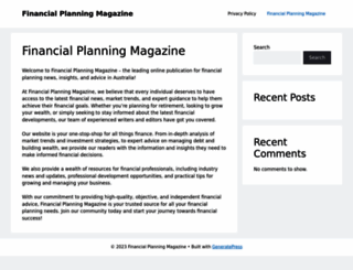 financialplanningmagazine.com.au screenshot