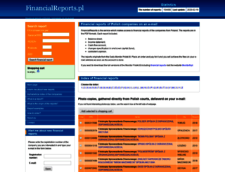 financialreports.pl screenshot