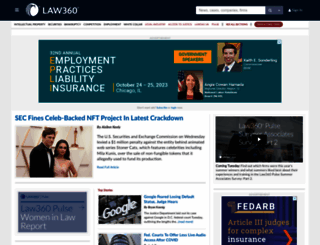 financialservices.law360.com screenshot