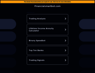financialsmartbot.com screenshot