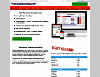 financialspreads.com screenshot