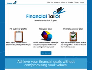 financialtailor.com screenshot