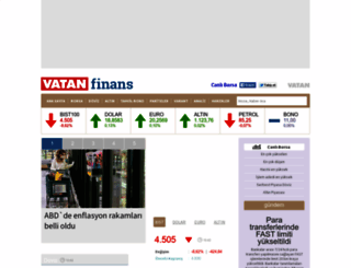 finans.gazetevatan.com screenshot