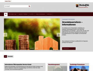 finanzamt-simmern-zell.fin-rlp.de screenshot