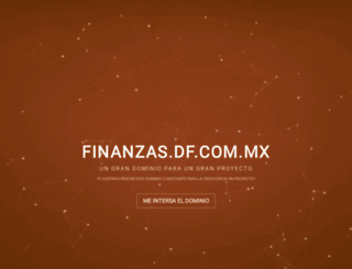 finanzas.df.com.mx screenshot