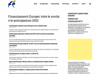 finanziamentieuropei.net screenshot