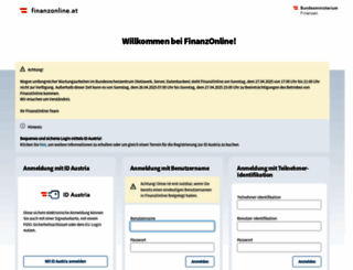 finanzonline.bmf.gv.at screenshot