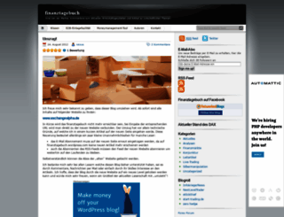 finanztagebuch.wordpress.com screenshot