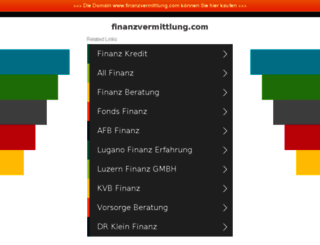 finanzvermittlung.com screenshot