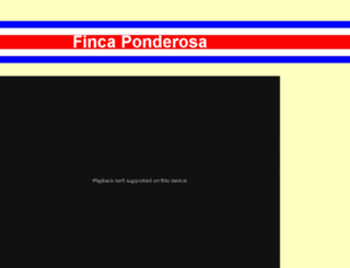 finca-ponderosa.com screenshot