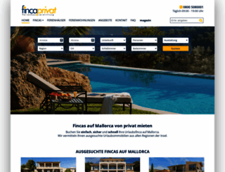 finca-privat.de screenshot