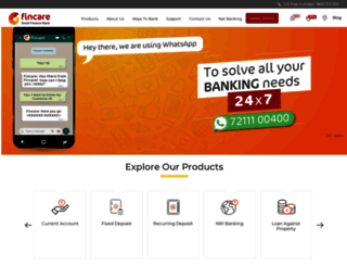 fincarebank.com screenshot