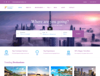 finchglowholidays.com screenshot