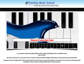 finchleymusicschool.co.uk screenshot