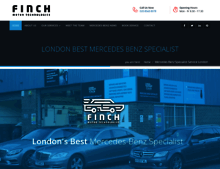 finchmotors.co.uk screenshot