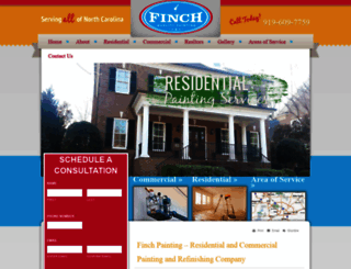 finchpainting.com screenshot