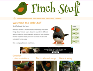 finchstuff.com screenshot