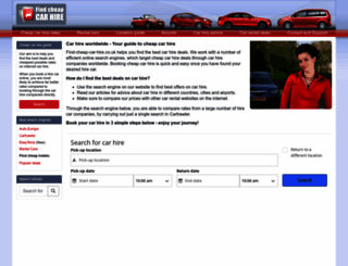 find-cheap-car-hire.co.uk screenshot
