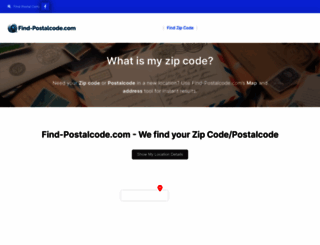 find-postalcode.com screenshot